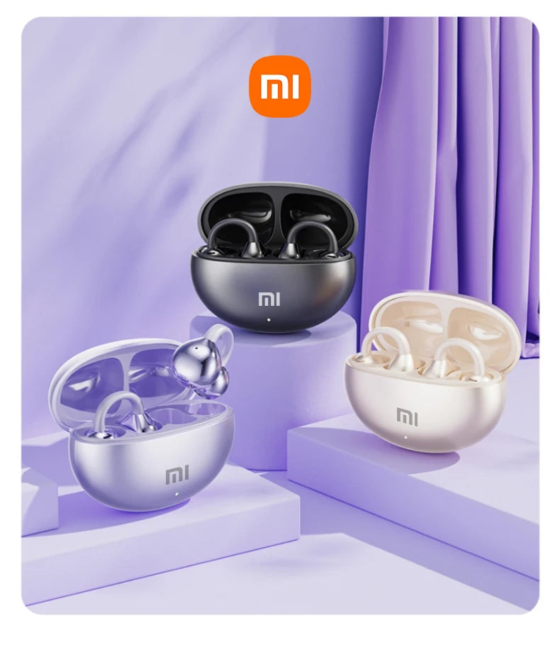 Xiaomi-Mijia fone de ouvido sem fio, clipe de ouvido aberto, fone de ouvido, Bluetooth 5.4, HD Call, Touch Control, fone de ouvido para Android, iOS, M91, ENC